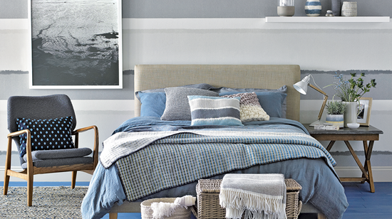 Coastal Chic Bedroom by Ideal Home Magazine
