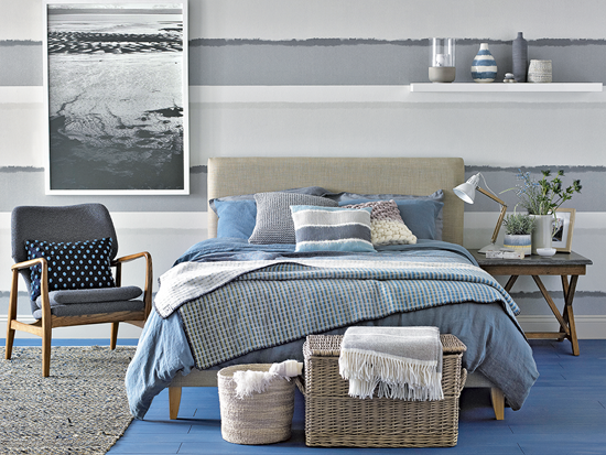 Coastal Chic Bedroom by Ideal Home Magazine