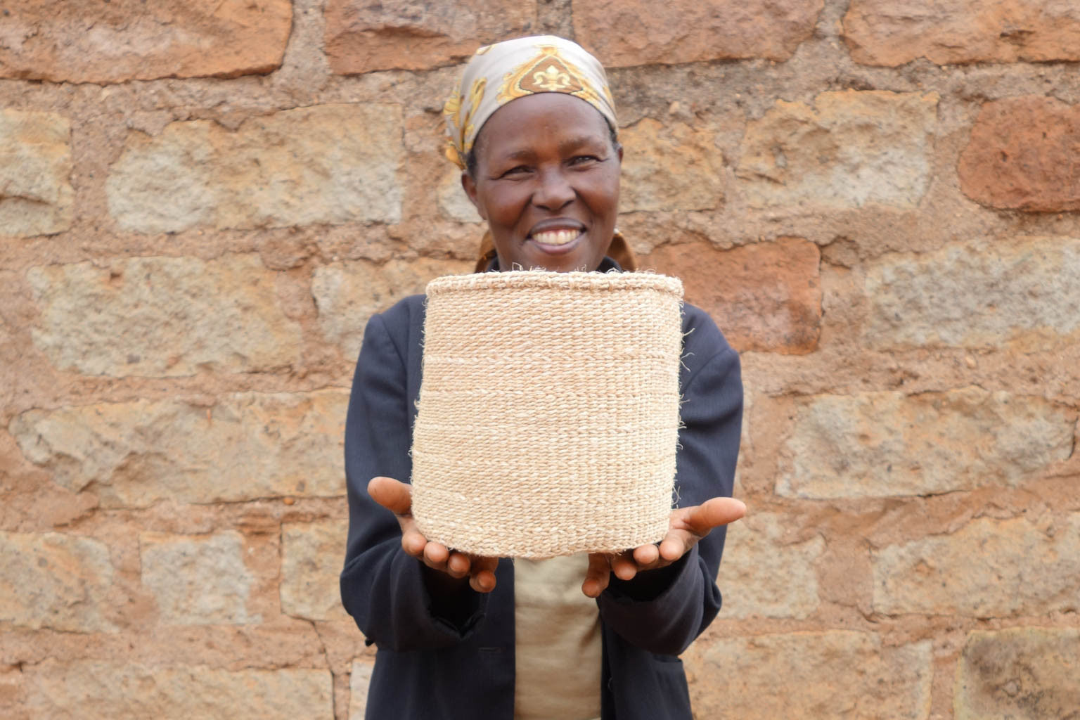 UTULIVU: Natural Woven Storage Basket - Sisal Basket - The Basket Room
