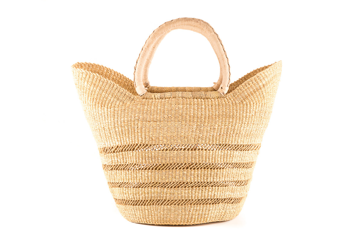 GUA: Open Weave Shopping Basket - Market Basket - The Basket Room