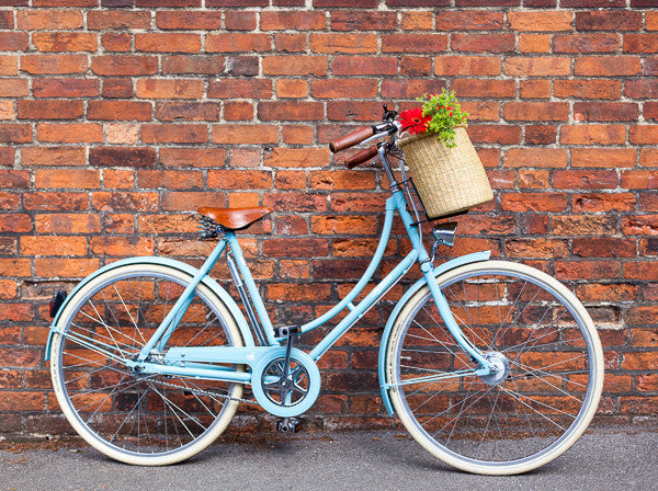 BULI: Handcrafted Natural Oblong Bike Basket - Bike Basket - The Basket Room
