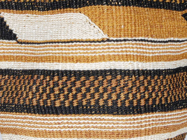 KADI: Geometric Natural and Black Baskets - Traditional Fine Weave - The Basket Room