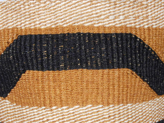 KADI: Geometric Natural and Black Baskets - Traditional Fine Weave - The Basket Room