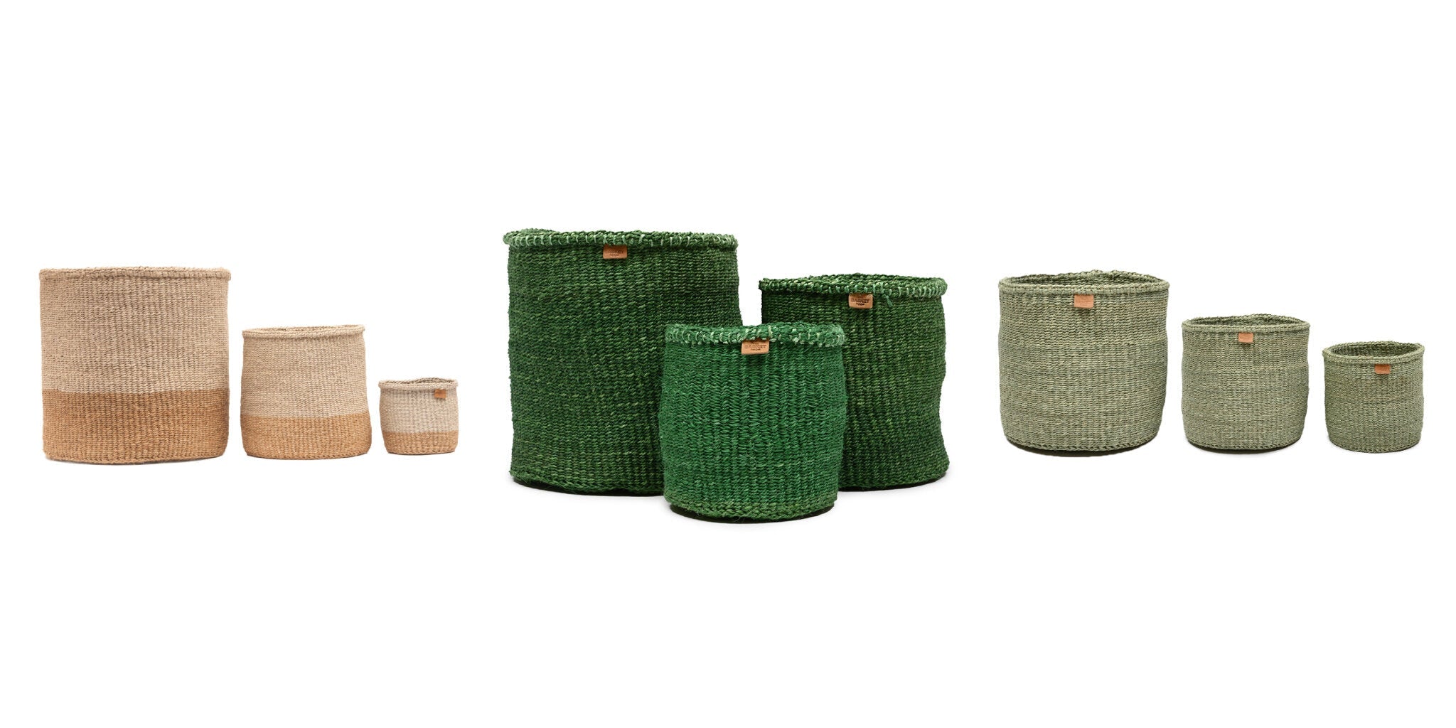 Plain Colour Block Baskets