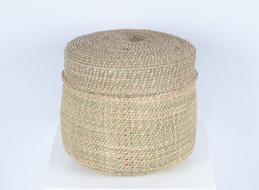 PANGO: Natural Lidded Storage Baskets - Milulu Baskets - The Basket Room 