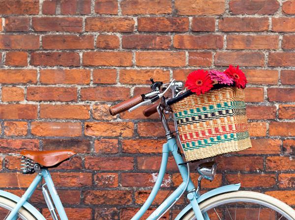 ASHANTI: Handcrafted Multicoloured Rectangular Bike Basket – The Basket ...